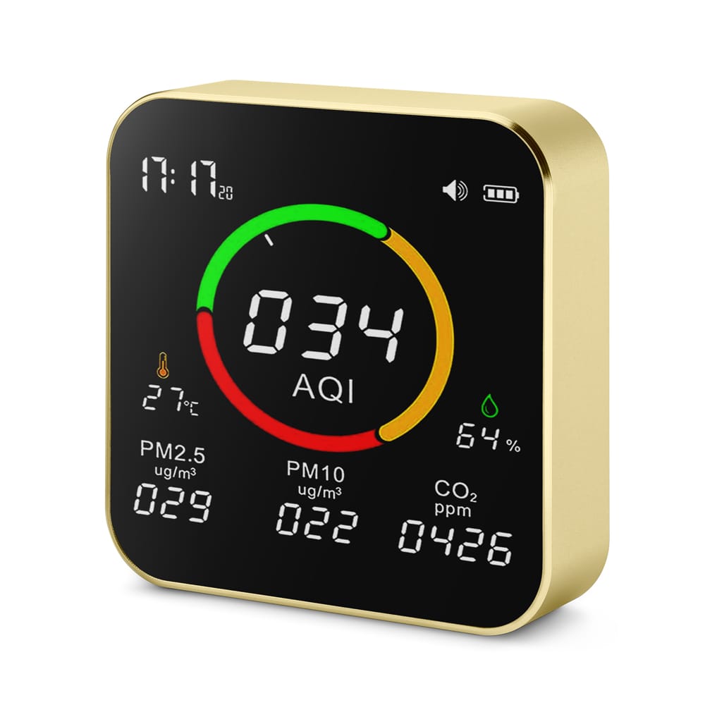 Free Air Quality Monitor Mockup PSD