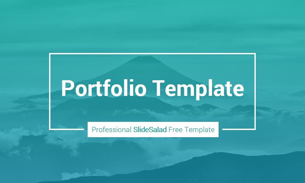 Free Business Portfolio Google Slides Template