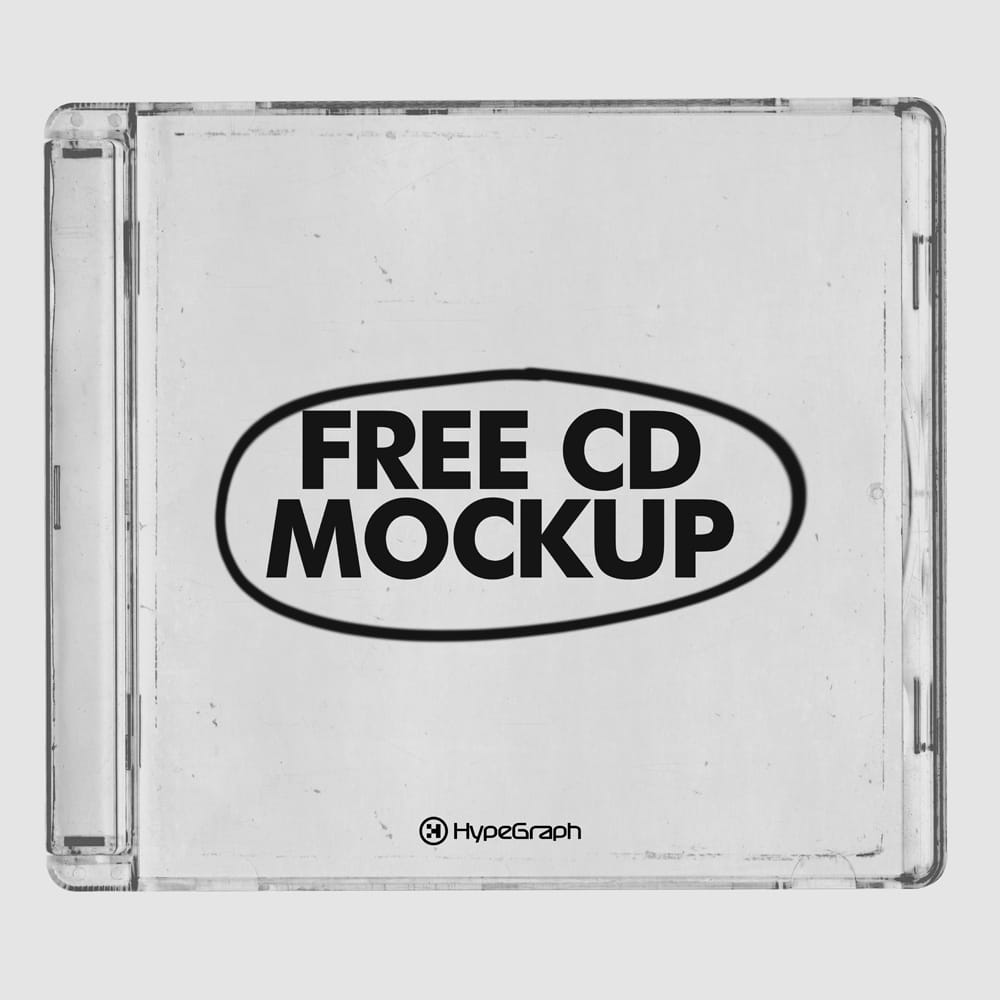 Free CD Packaging Mockup PSD
