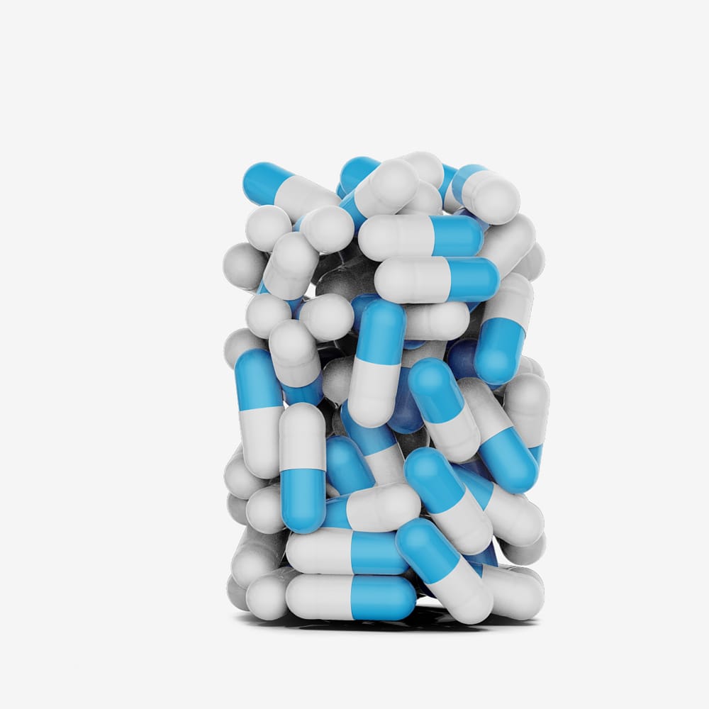 Free Capsules Mockup PSD
