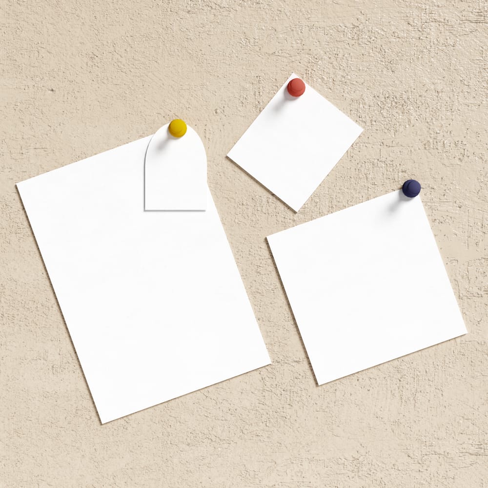 Free Clean Ideas Moodboard Mockup PSD