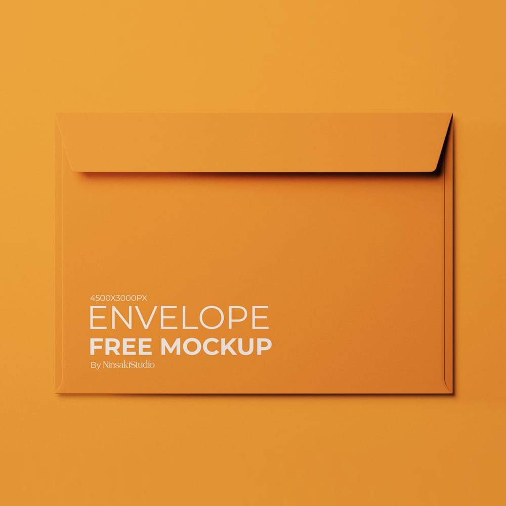 Free High-Quality Envelope Mockup PSD