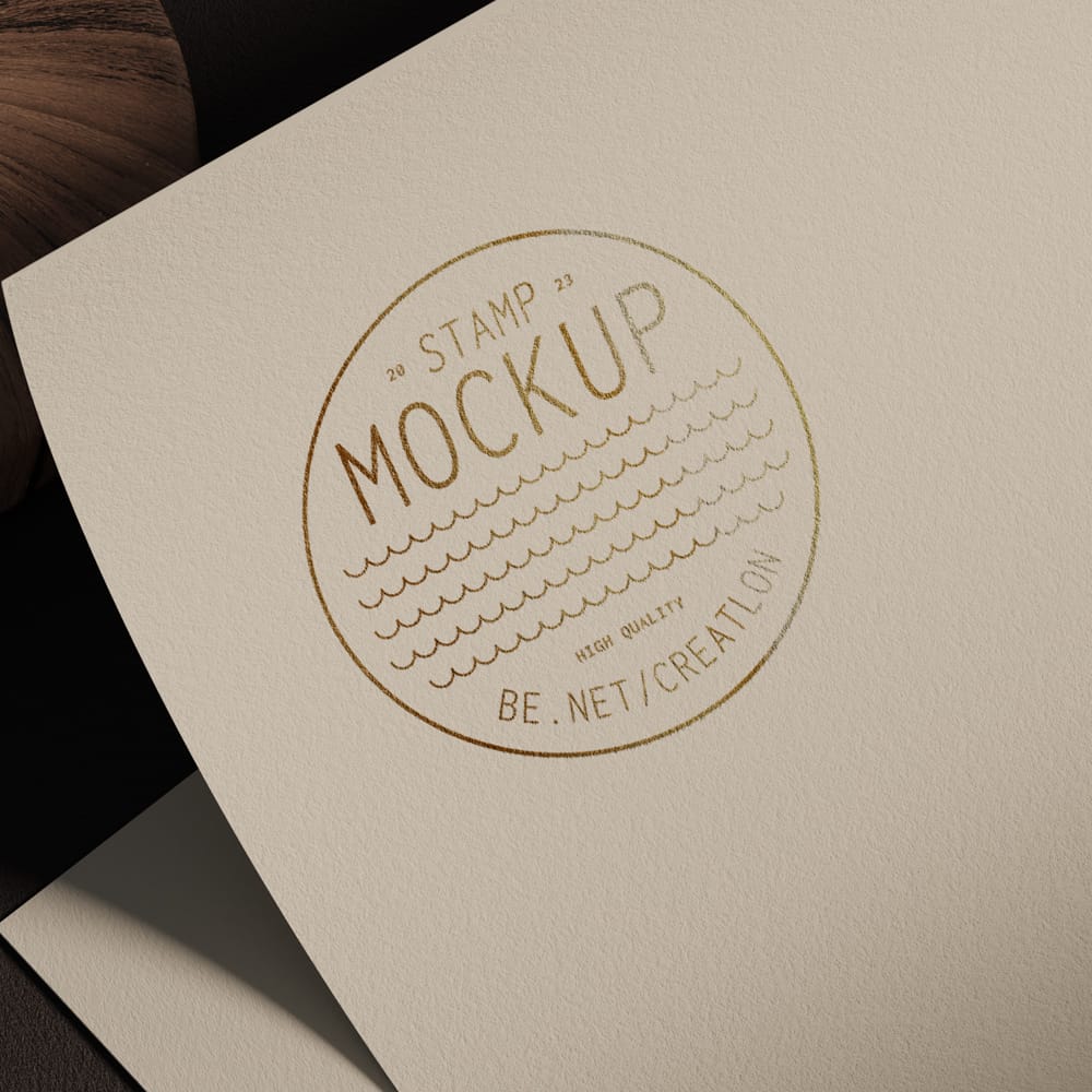 Free High Quality Logo Mockup PSD