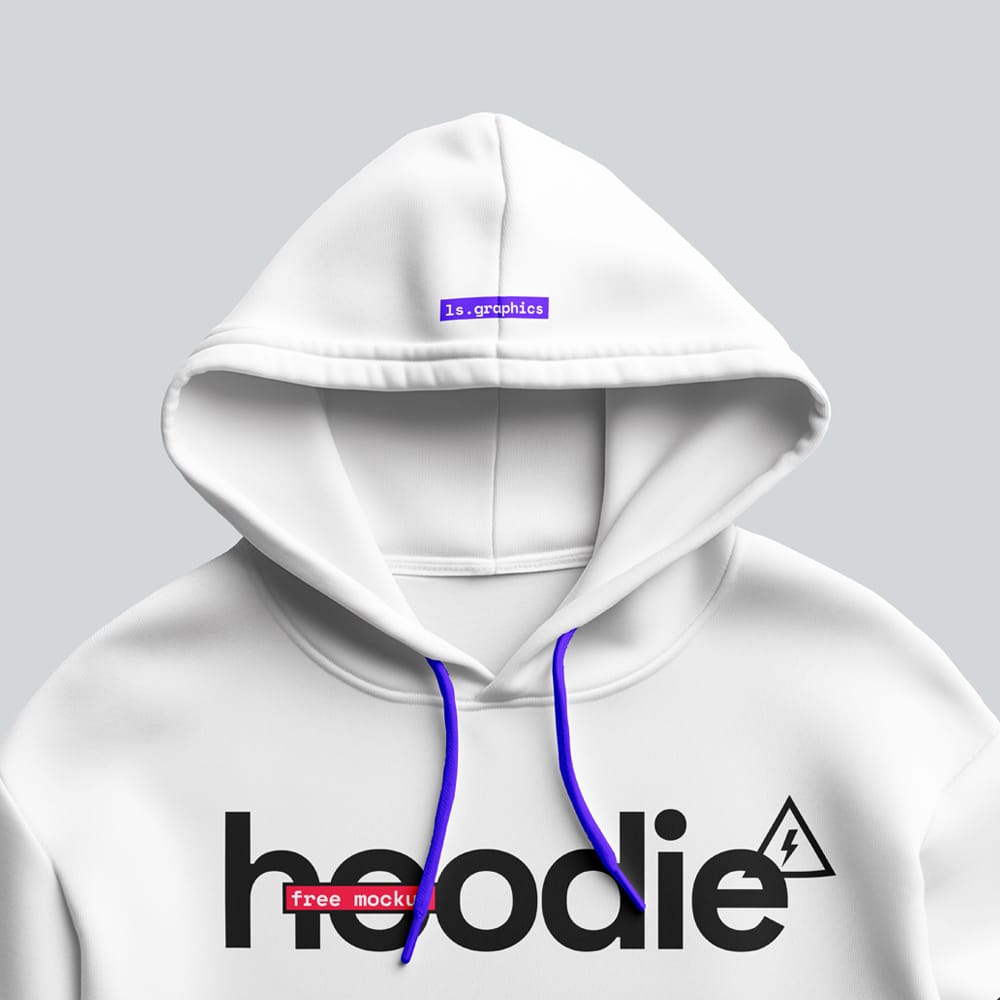 Free Isolated Hoodie Mockup PSD