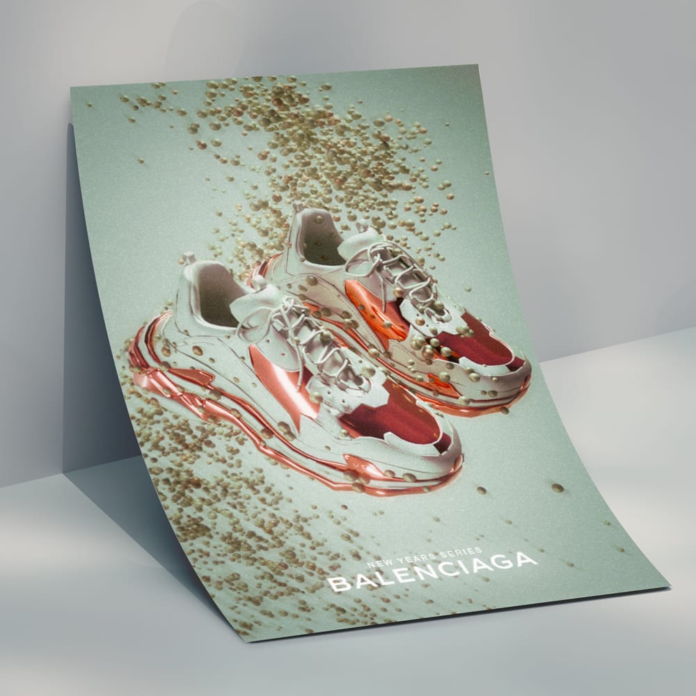 Free Legal Poster Mockup PSD