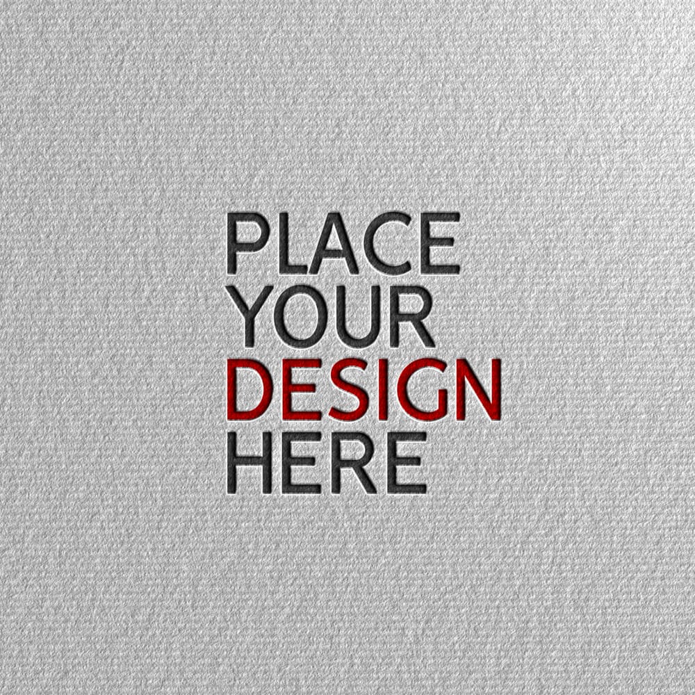 Free Logo Mockup on Paper PSD