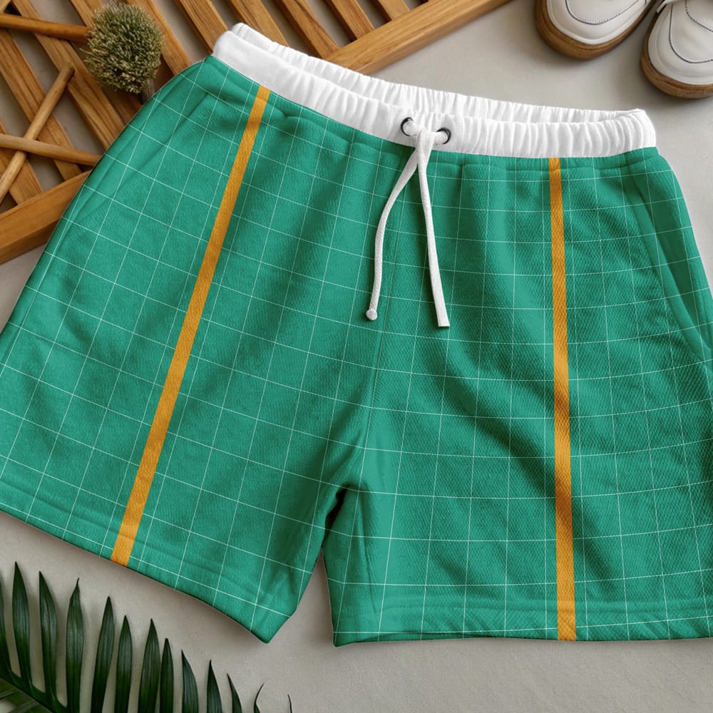 Free Men’s Terry Shorts Mockup PSD