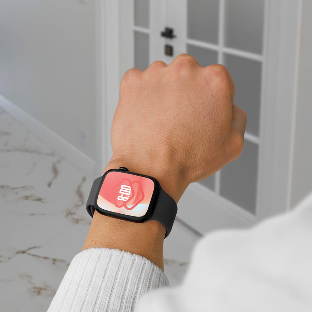 Free Modern Smartwatch Mockup Template PSD