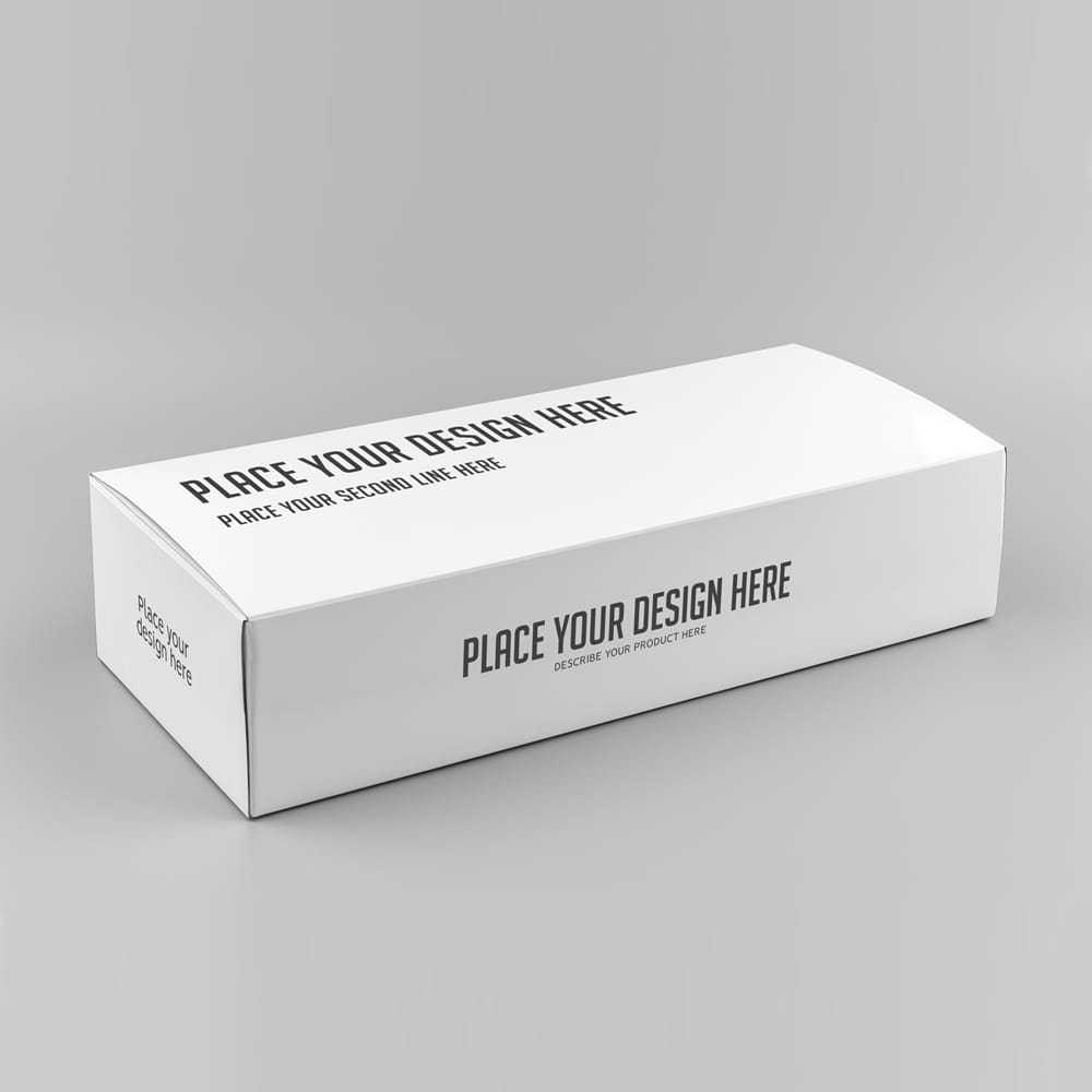 Free Realistic Product Box Mockup PSD
