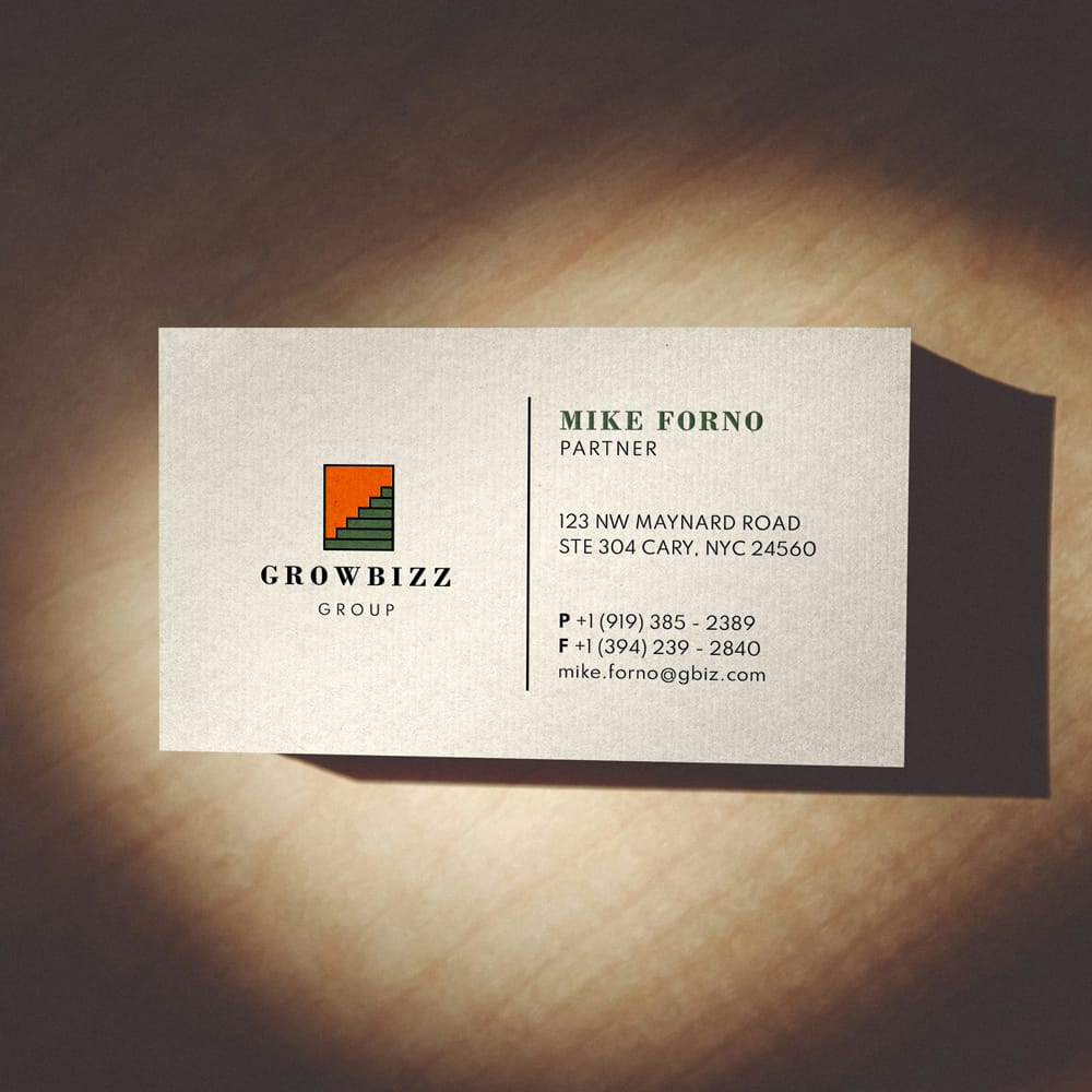 Free Shadow Business Card Mockup PSD