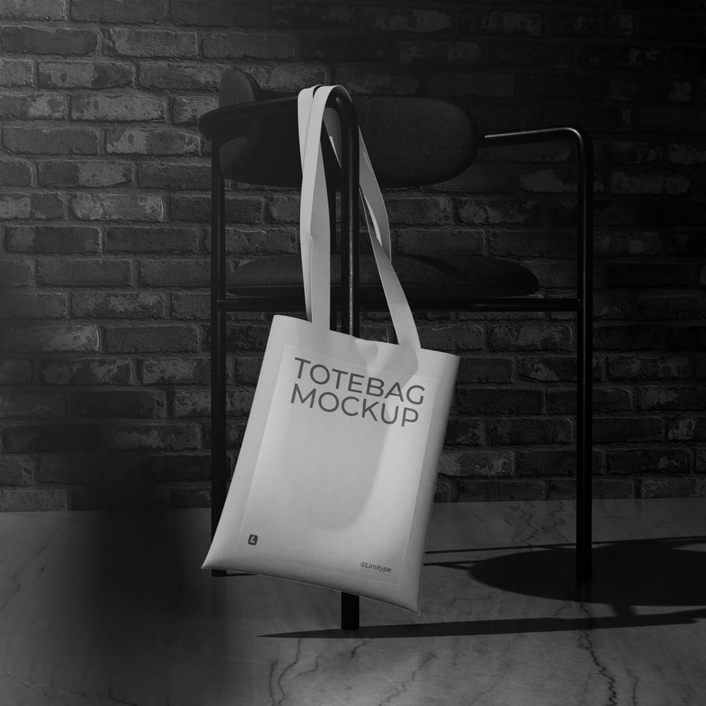 Free Shopping Bag Totebag Mockup PSD