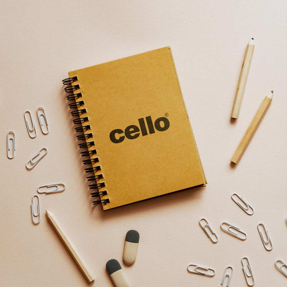 Free Spiral Binding Book Mockup PSD