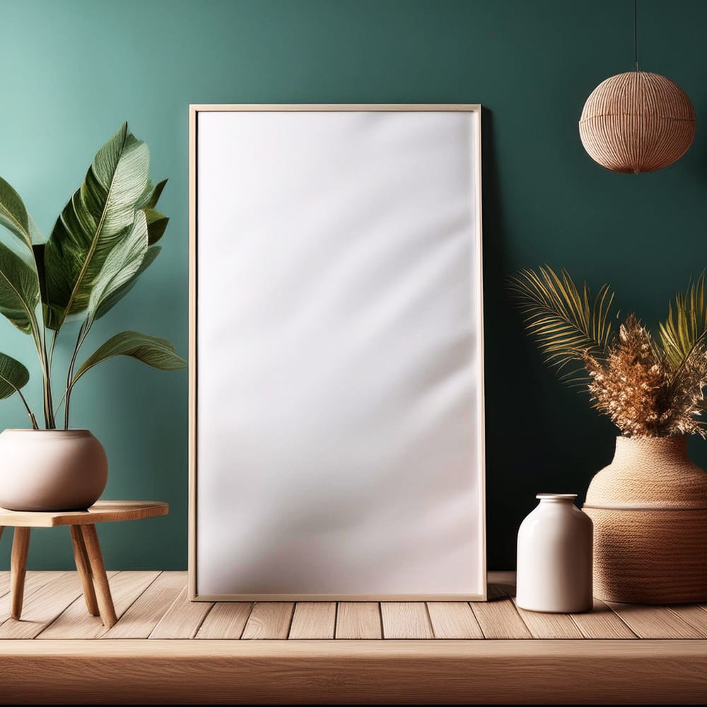 Free Square/Rectangle Frame Mockup PSD