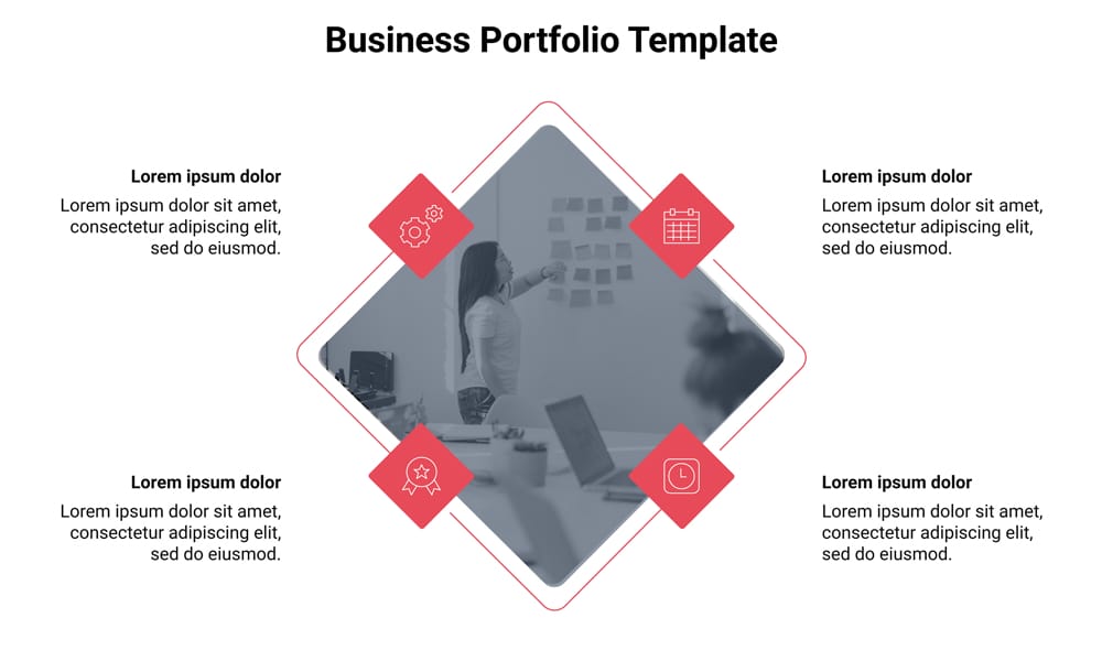 Free Stunning Business Portfolio Template