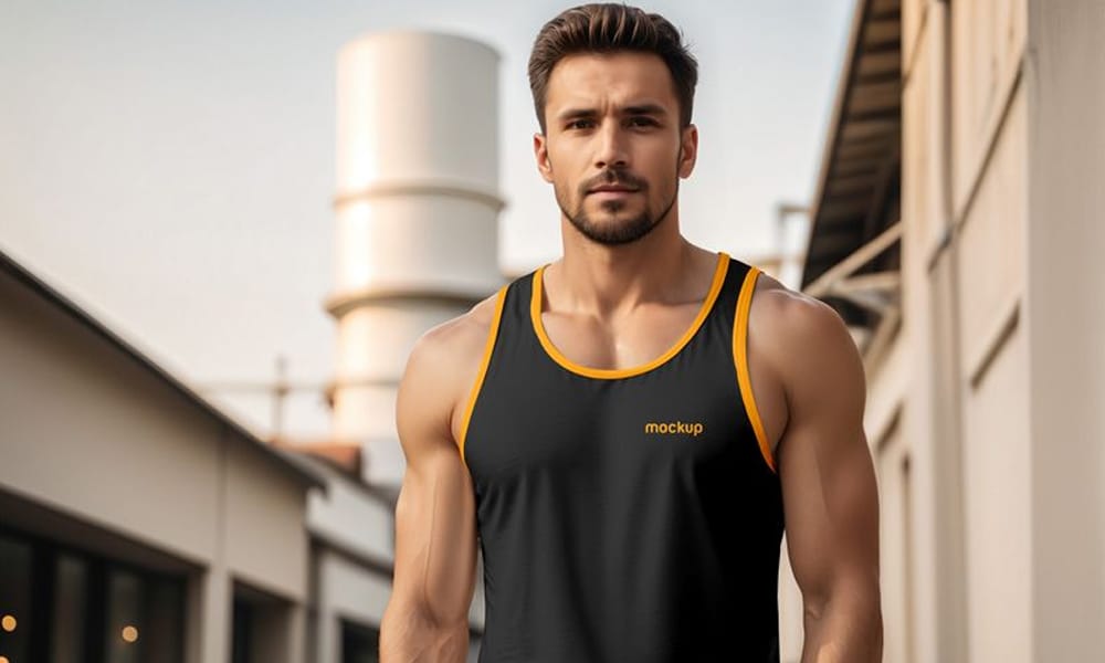 Free Tank Top Mockup PSD
