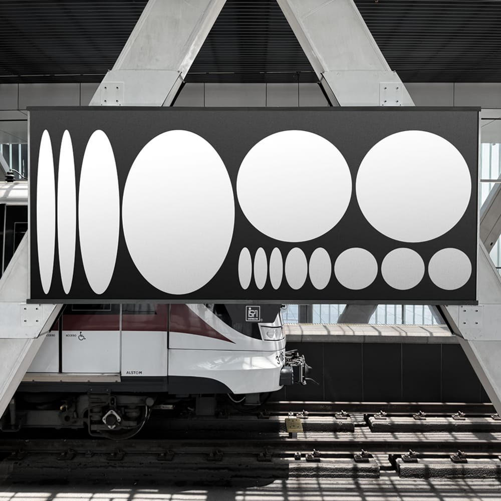 Free Train Platform 30 Sheet Billboard Mockup PSD