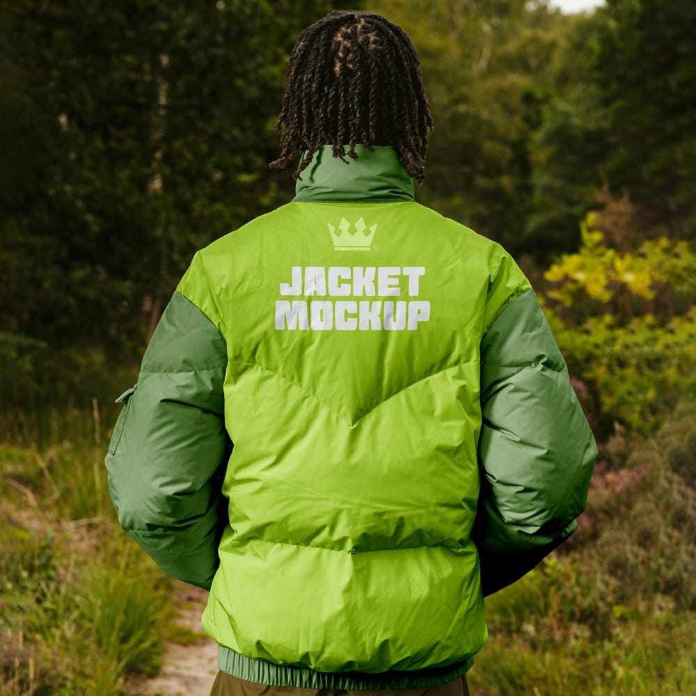 Free Winter Jacket Mockup PSD
