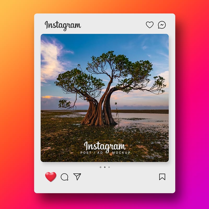 Instagram Post / Ad Mockup PSD 2025
