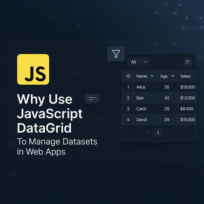 JavaScript DataGrid to Manage Datasets in Web Apps