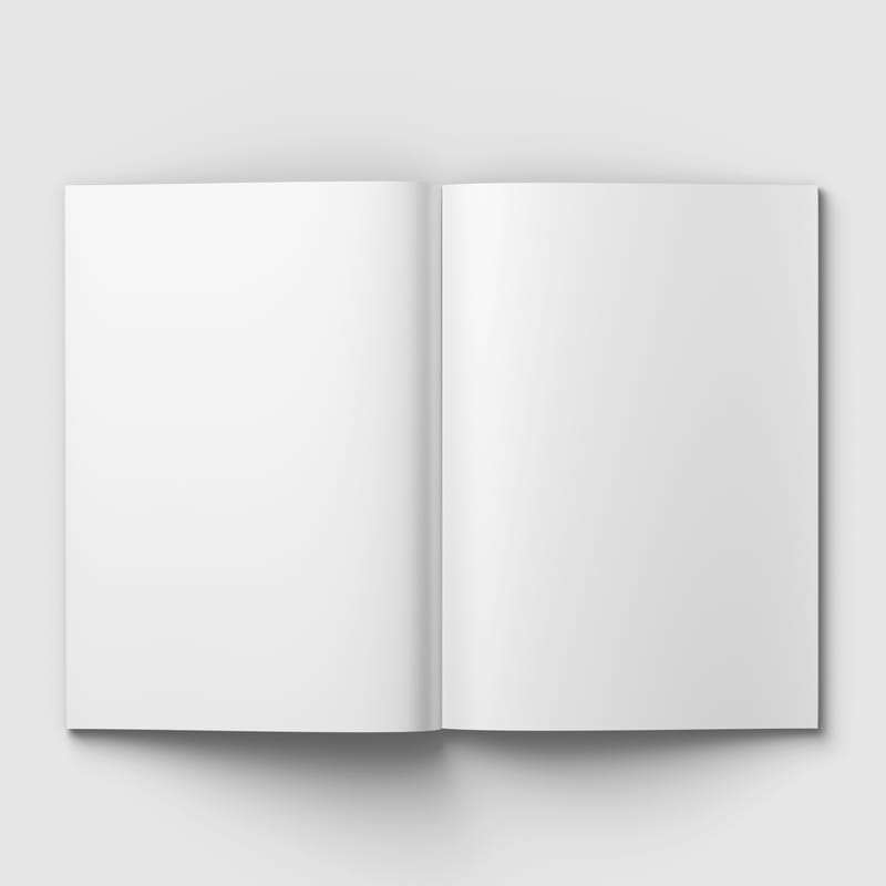 Magazine Spread and Cover Mockups PSD