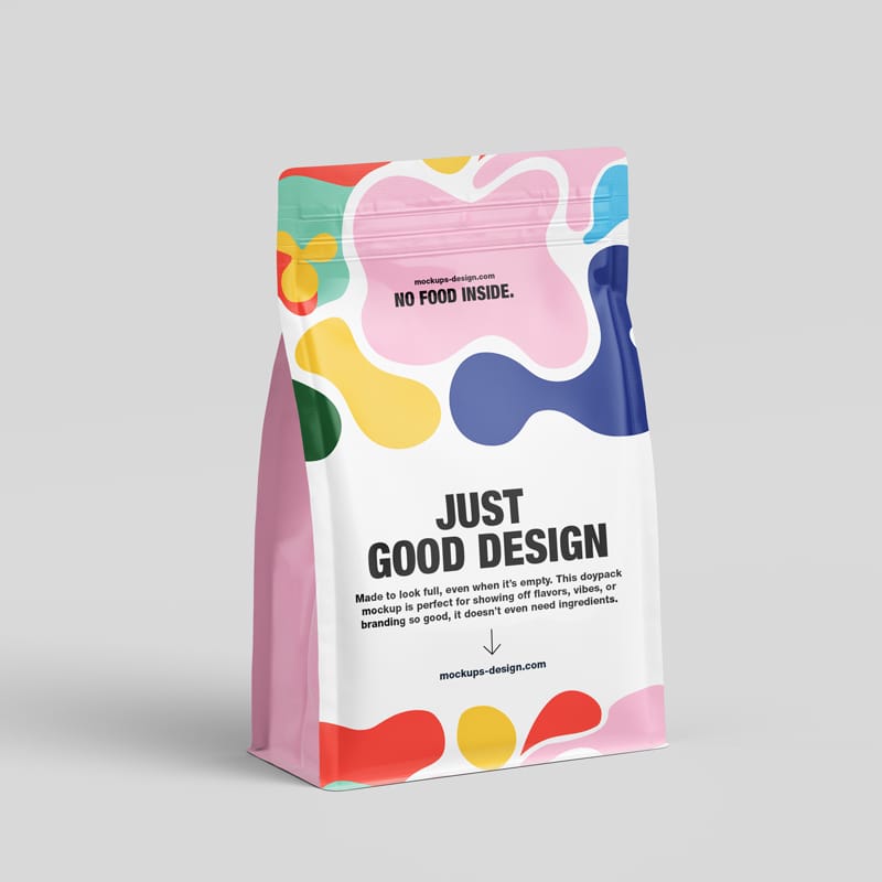 Minimal Doypack Mockup PSD