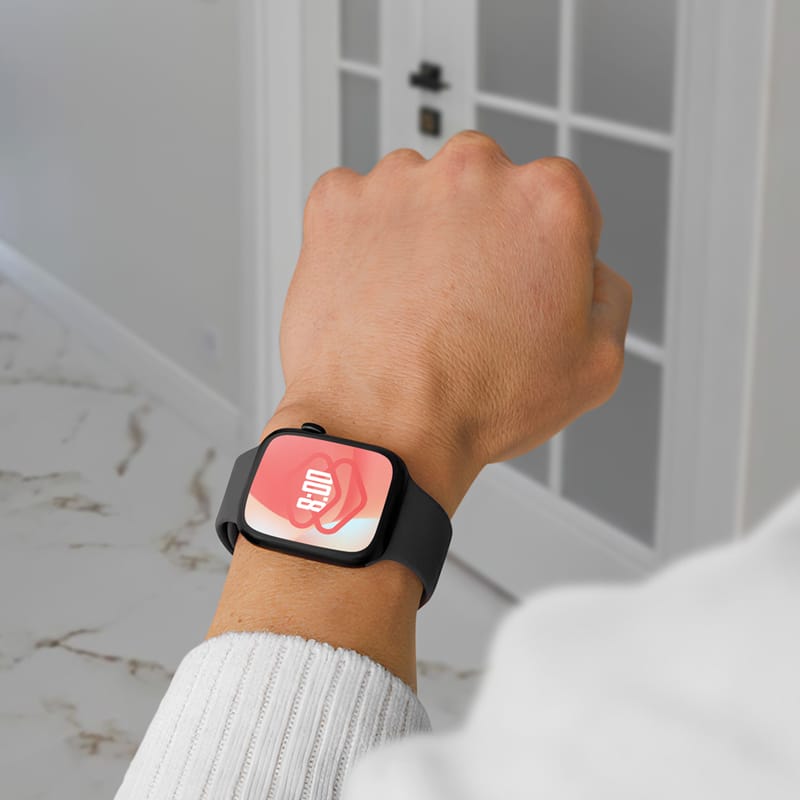 Modern Smartwatch Mockup Template PSD