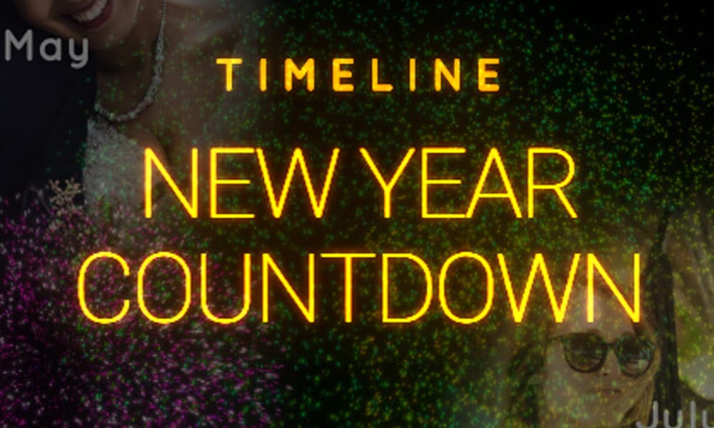 New Year Timeline Countdown