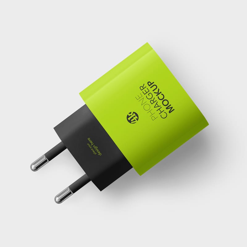 Phone Charger Mockup Set PSD