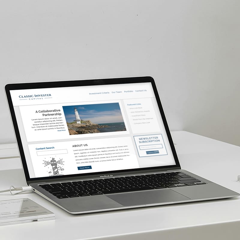 Realistic MacBook Air Mockup PSD