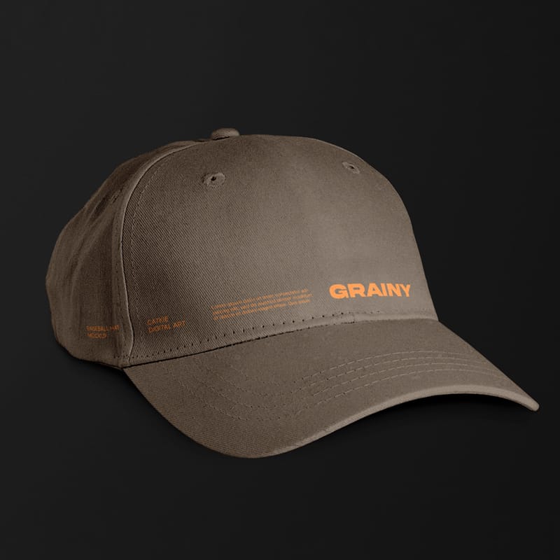 Side View Baseball Cap Mockup PSD