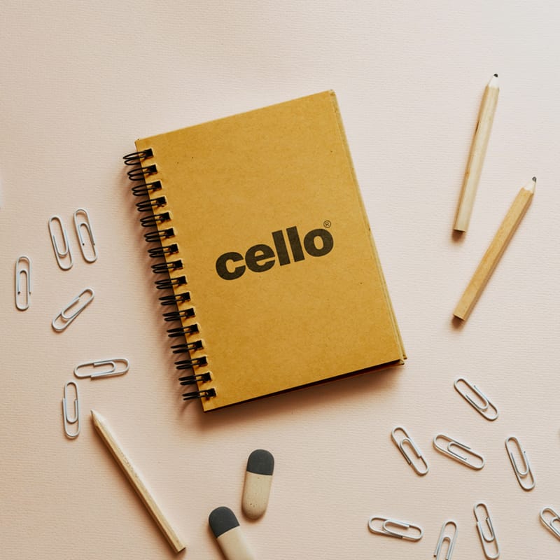 Spiral Binding Book Mockup PSD