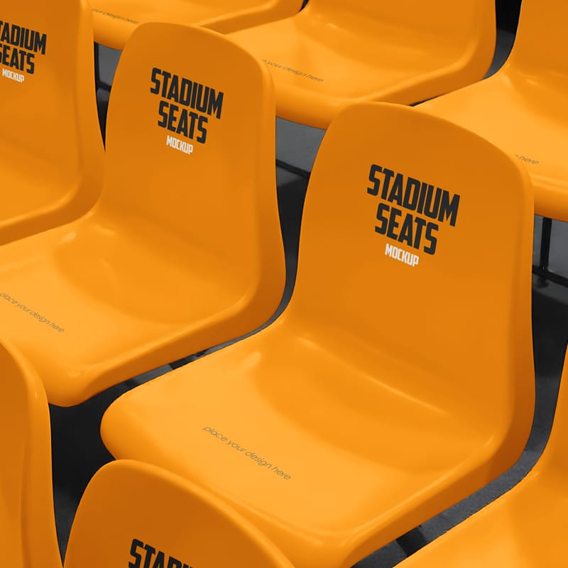 Stadium Seats Mockup PSD