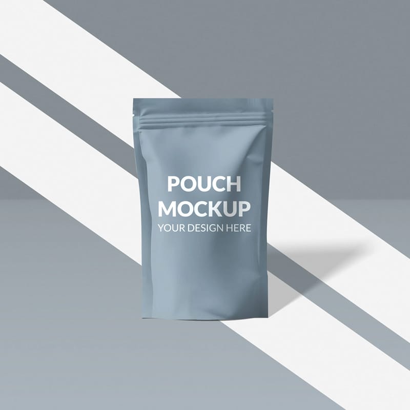 Stand-Up Pouch Packaging Mockup PSD