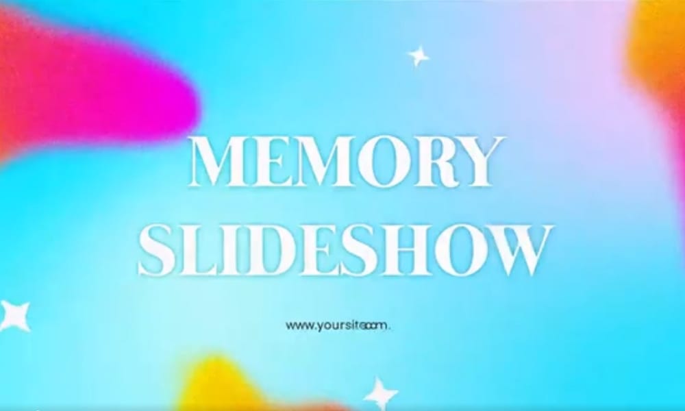 Sweet Happy Memory After Effects Slideshow Template