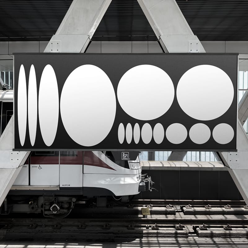 Train Platform 30 Sheet Billboard Mockup PSD