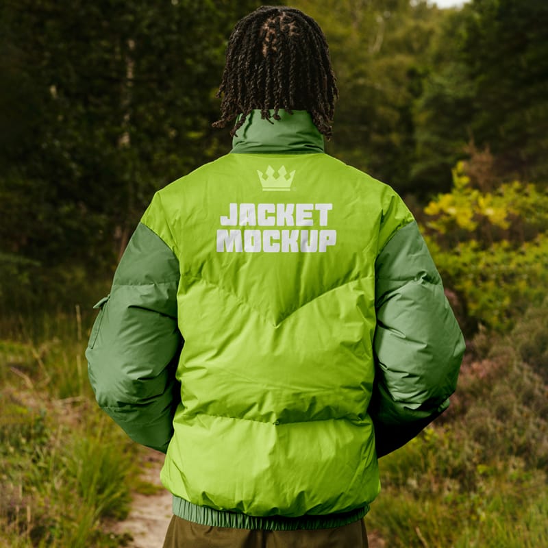 Winter Jacket Mockup PSD