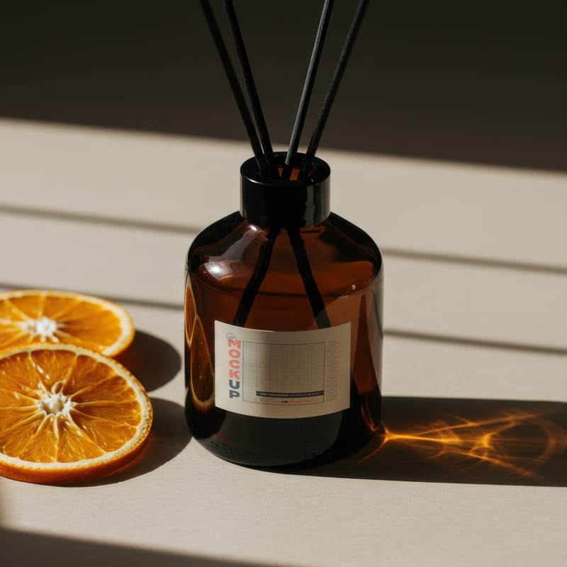 Air Freshener Label Mockup PSD