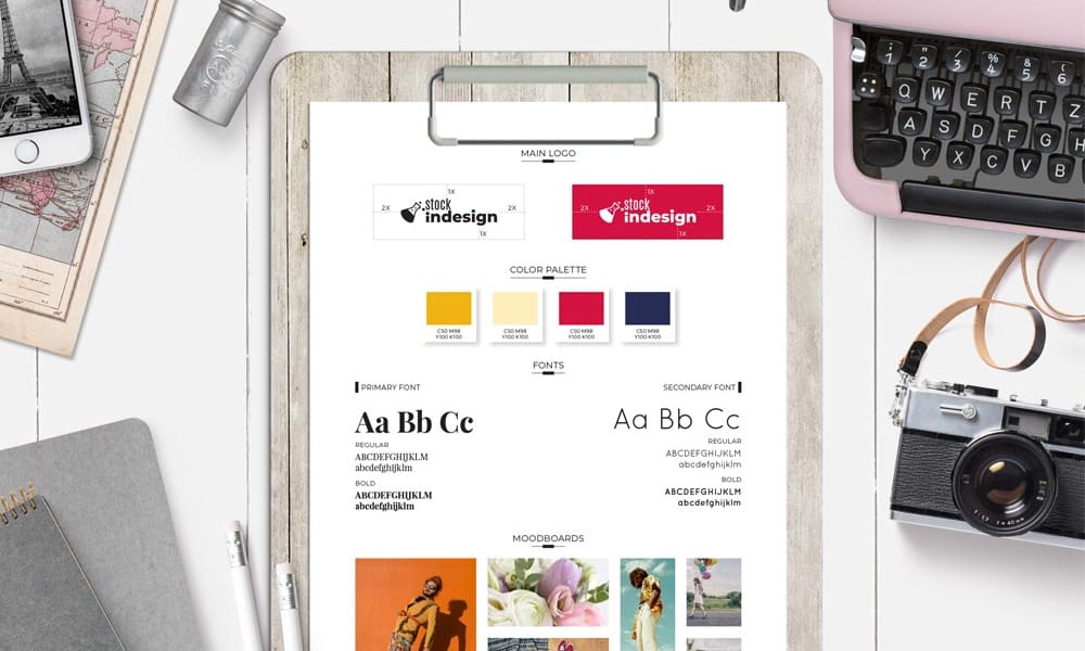 Branding Board Template