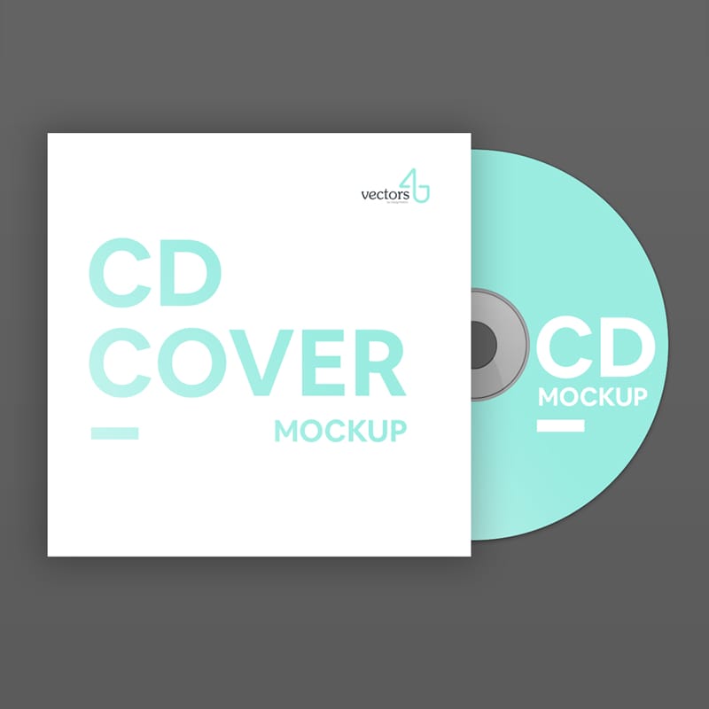 CD Cover Mockup PSD