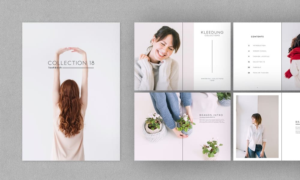 Clean Design Lookbook Template