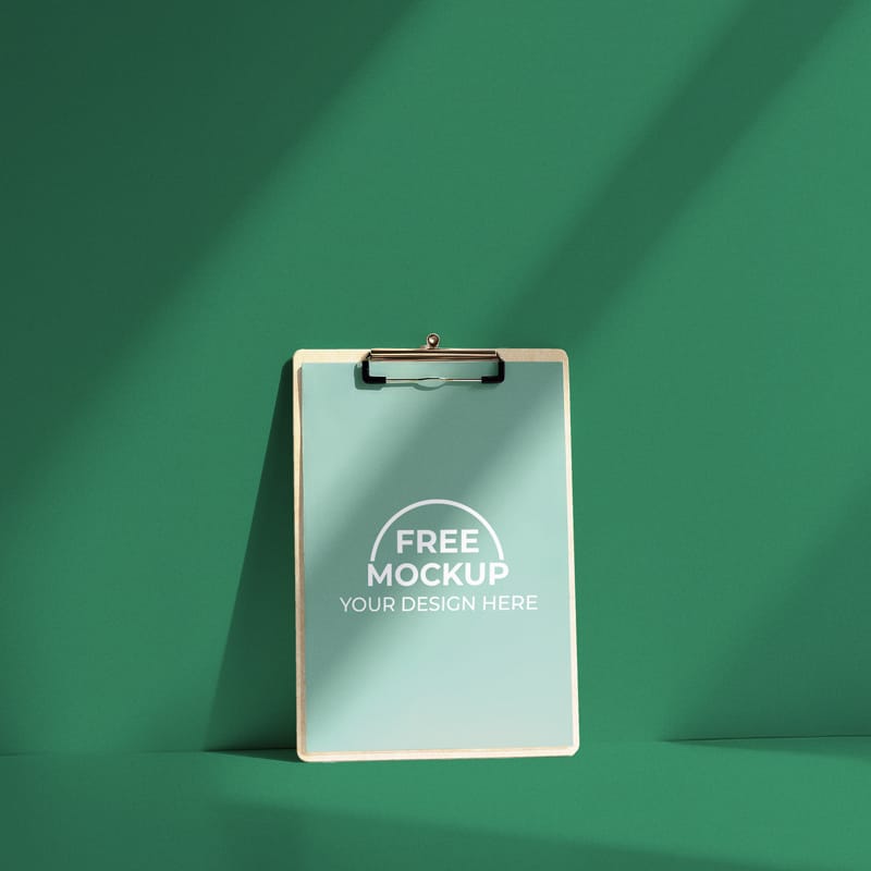 Clipboard Mockup Template PSD