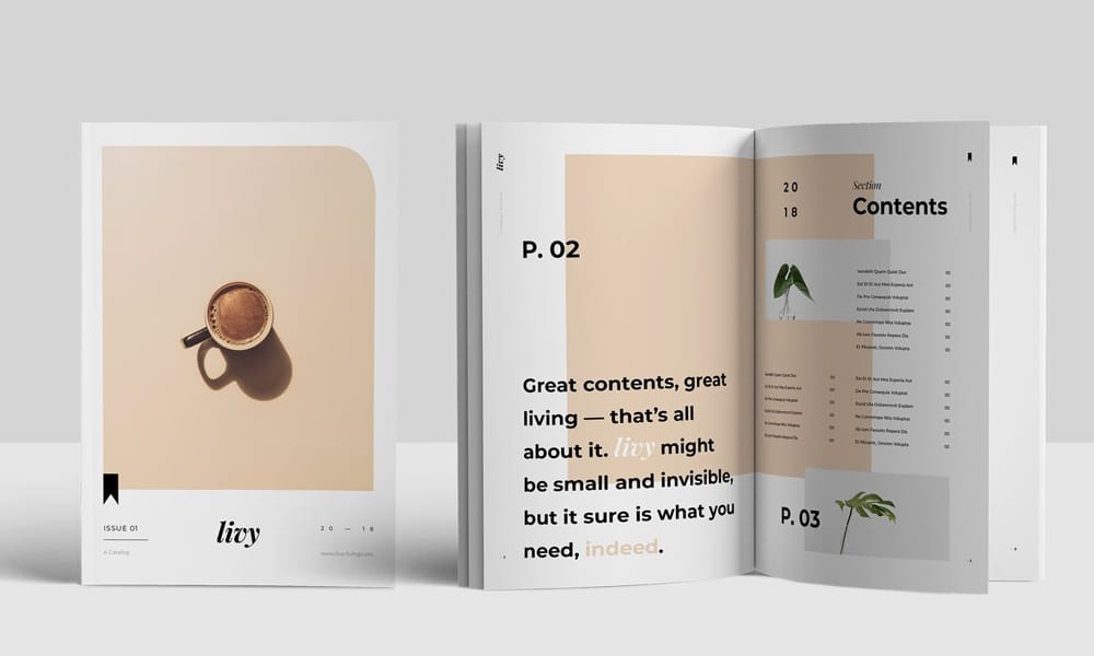 Creative Service Catalog Template