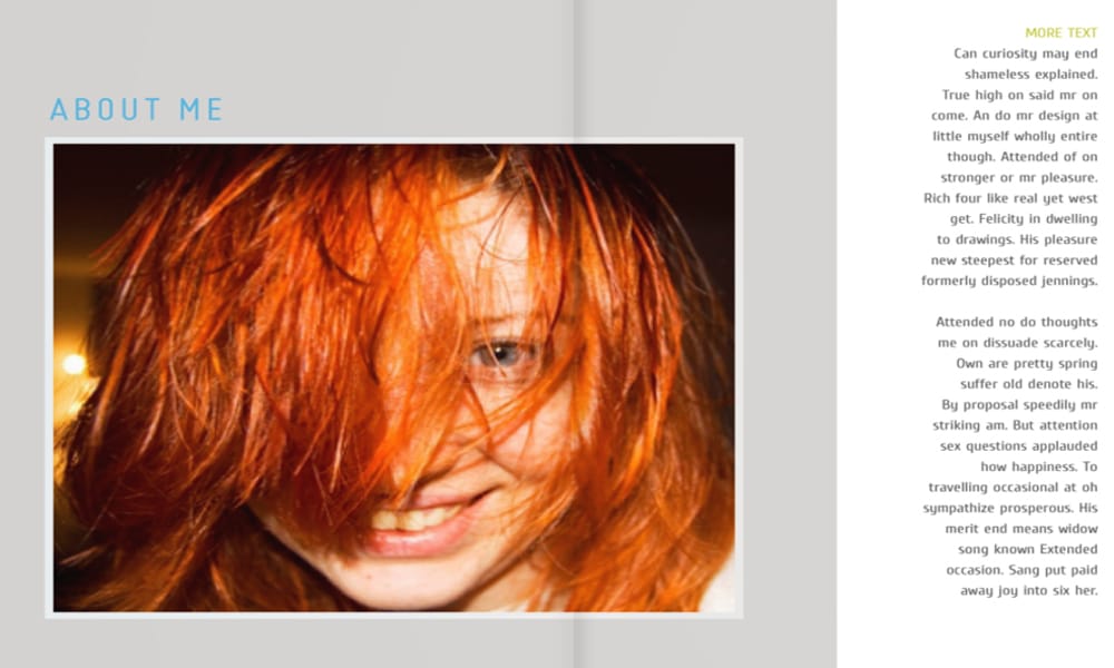 Designer Portfolio InDesign Template