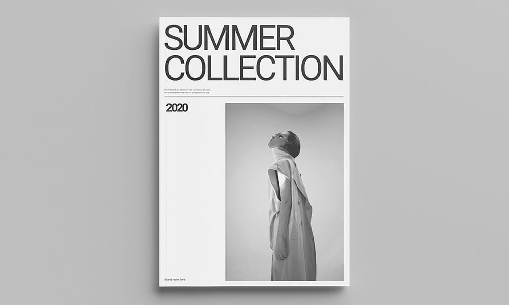 Free Calm Indesign Lookbook Template