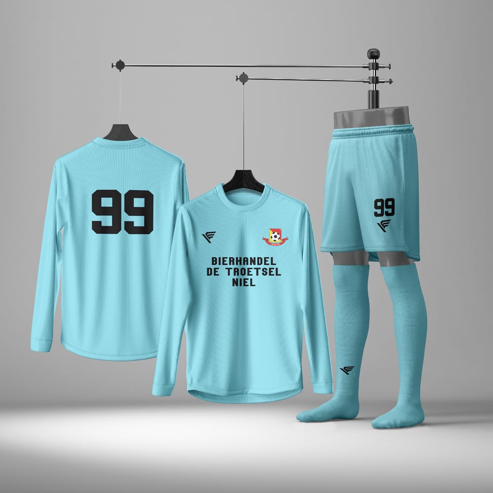 Free Full Sleeve Jersey Mockup PSD