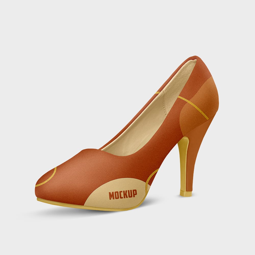 Free High Heels Shoes Mockup Set PSD