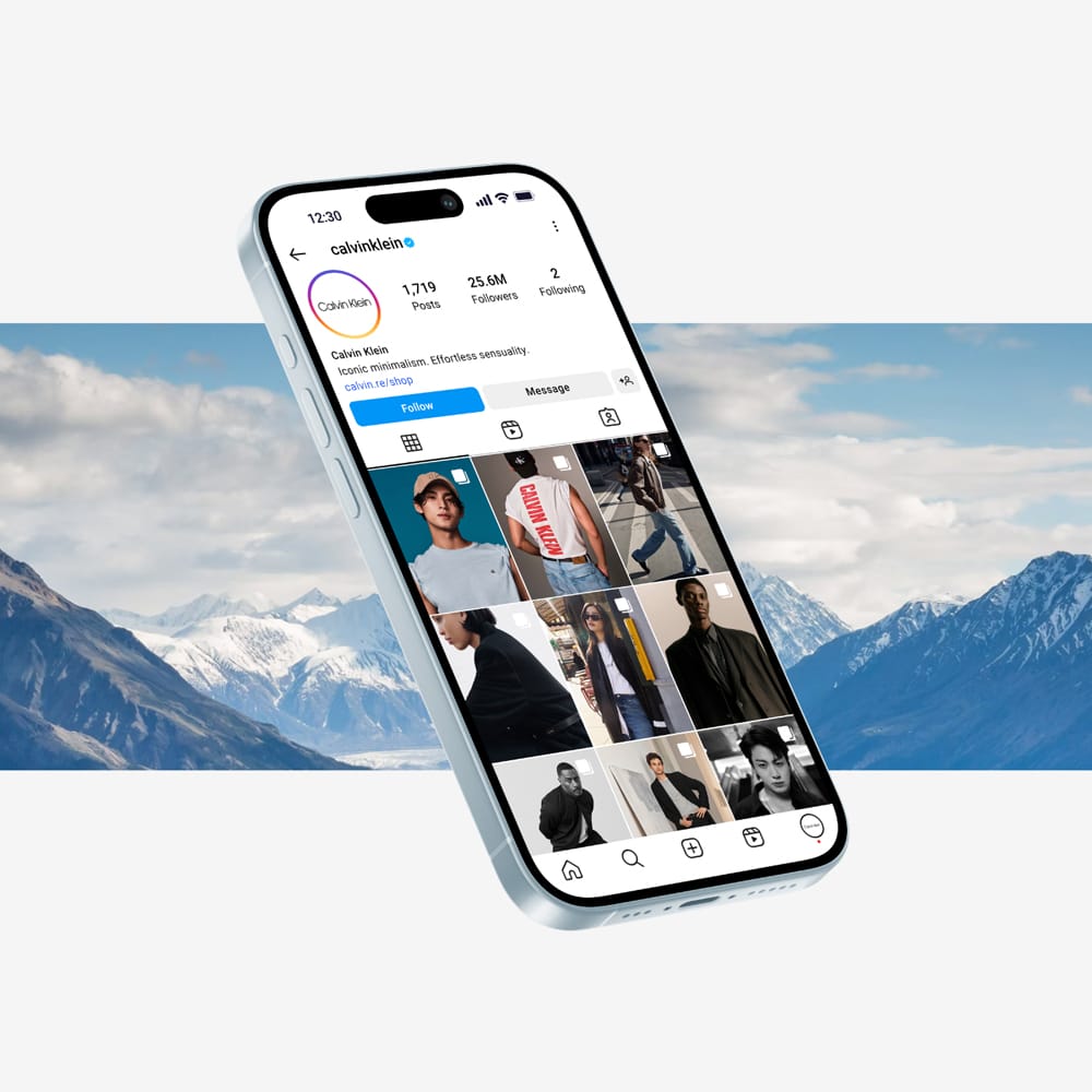 Free Instagram Profile Mockup PSD