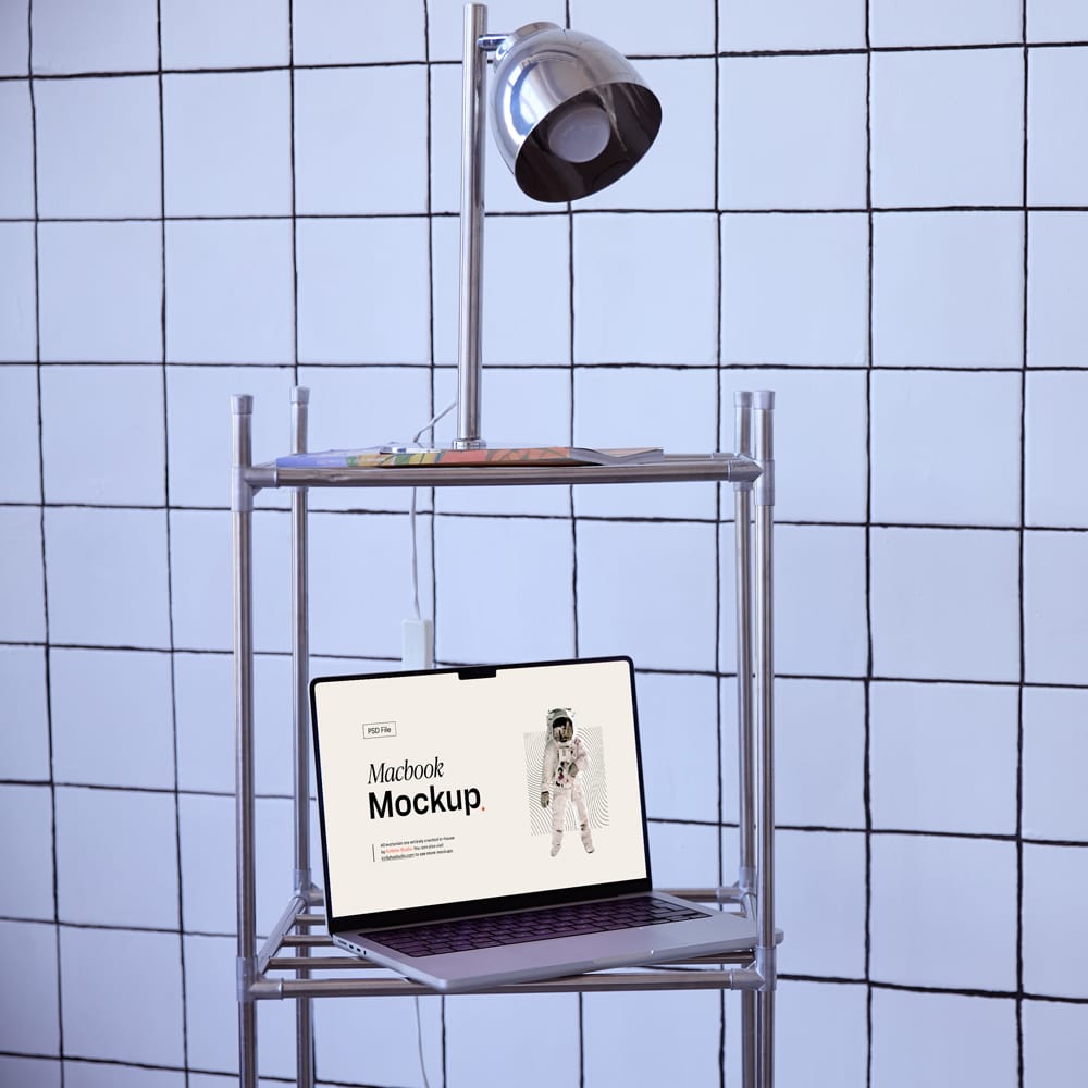 Free Modern and Minimal MacBook Air Mockup PSD