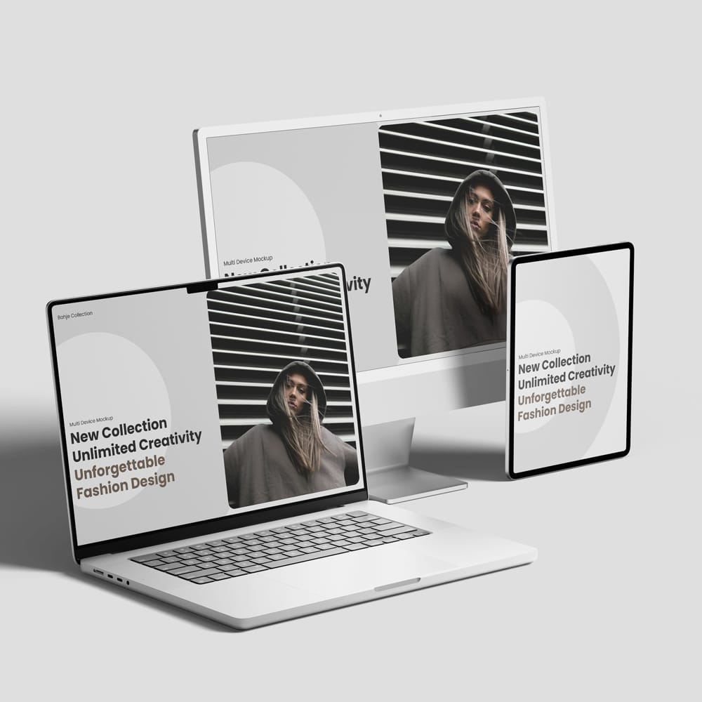 Free Multi Devices Mockup PSD