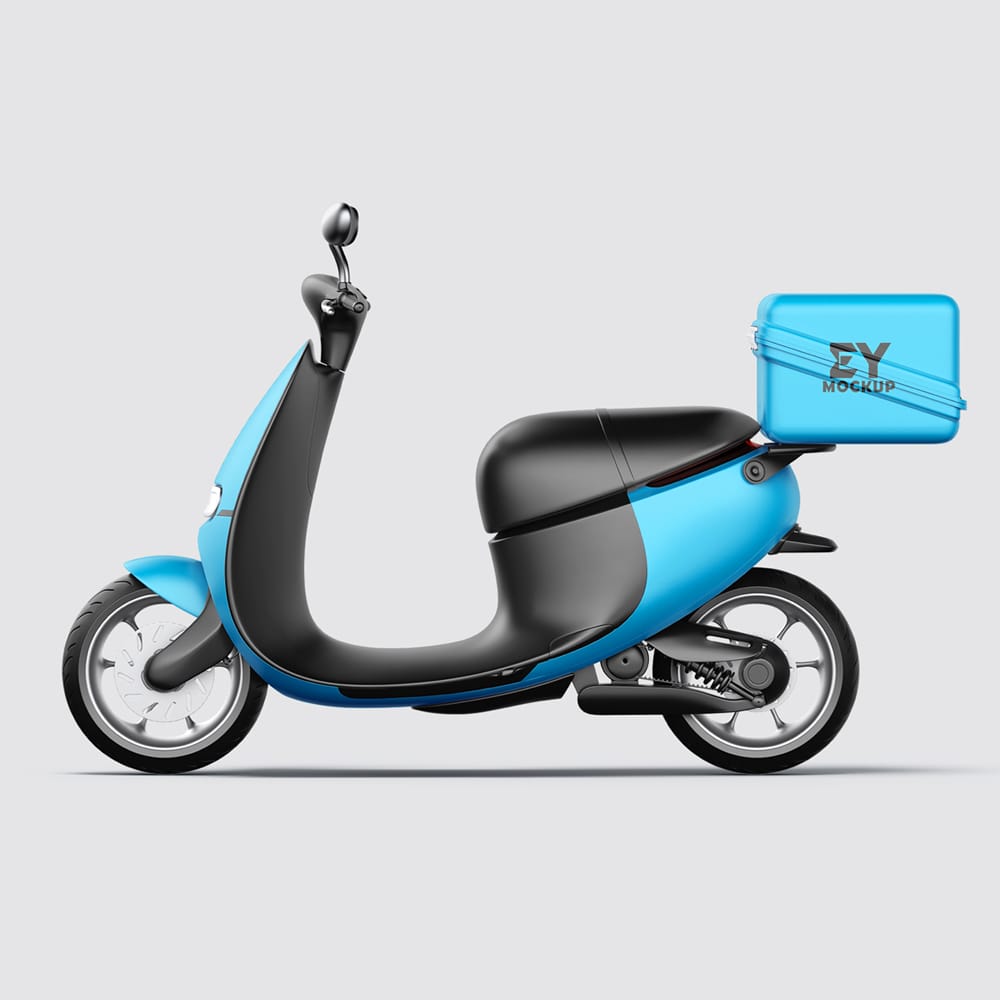Free Ola Scooty Mockup PSD